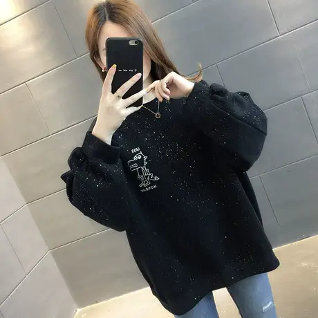 卫衣2024年新款女装韩版春秋季春款春装宽松女士薄款上衣外套爆款商品大图