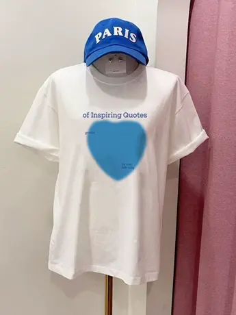 白色女士仿棉短袖t恤2023新款夏季欧货胖mm大码女装遮肚上衣藏肉商品大图