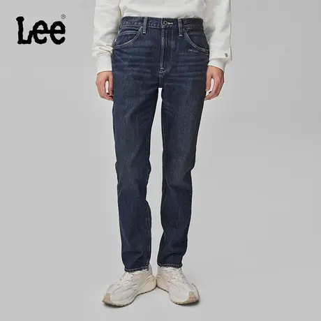 Lee商场同款24早春新品101+731舒适中腰锥形深蓝色男牛仔裤潮流图片