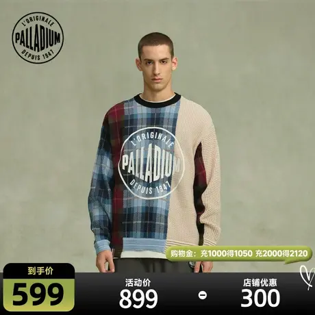 PALLADIUM帕拉丁毛衫圆领时尚潮流针织长袖休闲毛衫108822图片