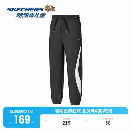 Skechers斯凯奇2025年舒享运动系列儿童中性针织长裤商品大图