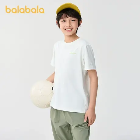 【商场同款】巴拉巴拉童装儿童短袖t恤男女童2025新款夏速干凉感图片