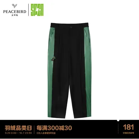 太平鸟SUPERCHINA系列撞色机车长裤ASGBC1401图片