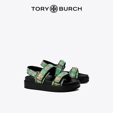 TORY BURCH 汤丽柏琦 KIRA带扣撞色休闲凉鞋 153375图片