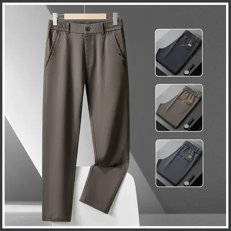 男装春季工装冬季西裤春秋款男士修身小直筒休闲裤子春天2024新款商品大图