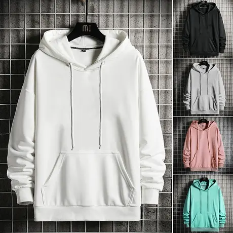 秋冬韩版宽松卫衣男女潮流套头bf风外套ulzzang潮牌秋季休闲衣服商品大图