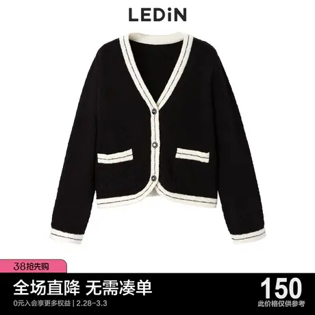 乐町简约外套夏季新款小香风开衫外搭C2EDC3401商品大图