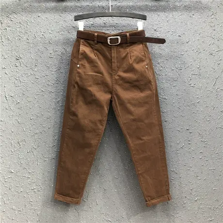 [清仓不退换]春秋新款女裤休闲个性老爹裤宽松显瘦小脚哈伦裤垮裤商品大图