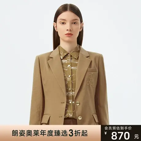 朗姿通勤百搭夏季西装女朗姿新款夏季高级感西服女商场同款图片