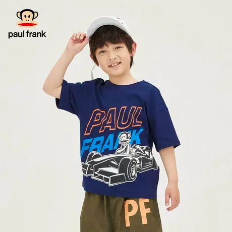 大嘴猴童装男童短袖t恤2023年夏季新品半袖中大儿童纯棉上衣体恤商品大图