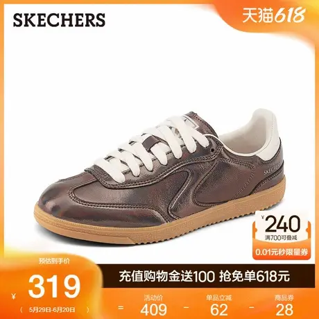 Skechers斯凯奇女鞋2025夏季新款板鞋平底德训鞋时尚休闲舒适百搭图片