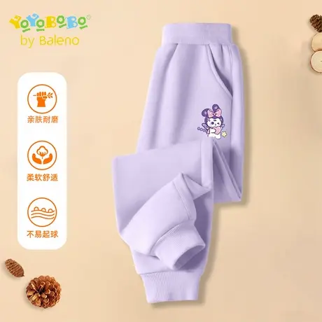 班尼路YBB系列女童裤子秋季新款儿童宽松运动裤女孩休闲秋装长裤图片