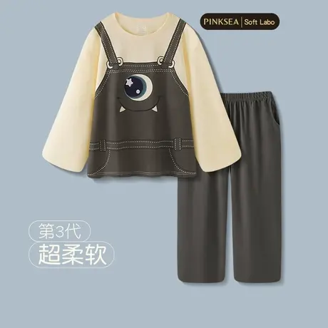 睡衣男款秋季大码纯棉长袖长裤套装2023年新款可爱秋冬男士家居服商品大图