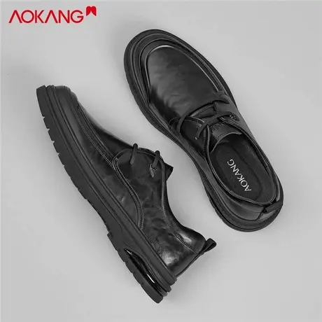 奥康男鞋2025新款秋季商务正装皮鞋男士百搭时尚休闲男款爸爸皮鞋图片