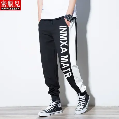 肥老休闲裤男秋季大码加肥加大男裤胖子男装裤子潮流运动裤男宽松图片