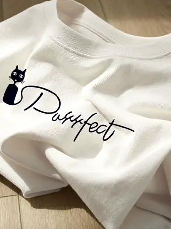 白色仿棉短袖t恤女2023新款高街美式复古潮牌内搭打底衫显瘦上衣商品大图