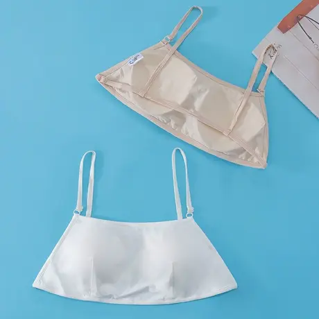 莫代尔小胸内衣后背一根带凉快镂空文胸一片式平胸抹胸商品大图