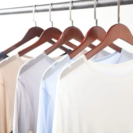 享永子真丝短袖t恤男士 春夏薄款宽松透气桑蚕丝圆领文化衫图片