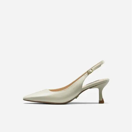 Nine West/玖熙2024年春夏新款高跟凉鞋女优雅高级牛皮后空细跟鞋图片