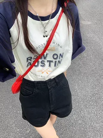 纯棉美式复古设计感短袖t恤女夏季ins潮牌宽松oversize半袖上衣服图片