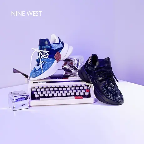 Nine West/【韩雪同款】玖熙漂浮设计感时尚休闲鞋四季新款增高鞋商品大图