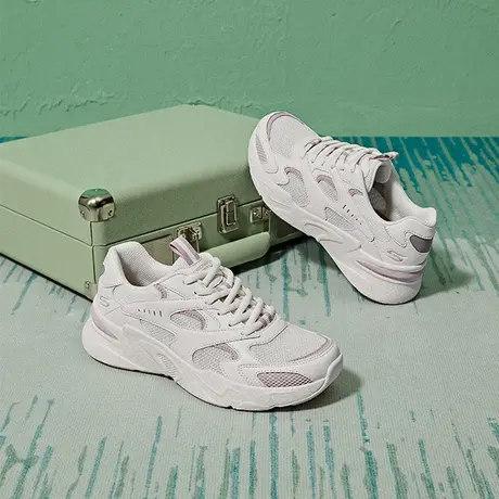 Skechers斯凯奇女鞋2025夏季时尚运动鞋复古拼接透气休闲鞋老爹鞋商品大图
