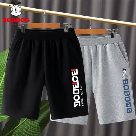 巴布豆男童短裤纯棉运动裤中大童休闲裤夏装裤子儿童中裤五分裤潮商品大图