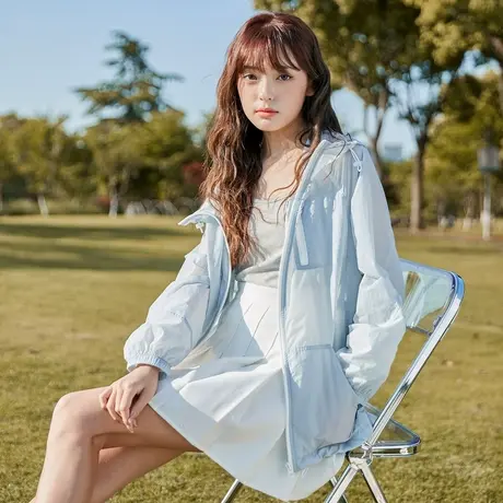唐狮夏防晒衣女薄款外套设计感小众ins潮长袖透气ins潮小香风外套图片