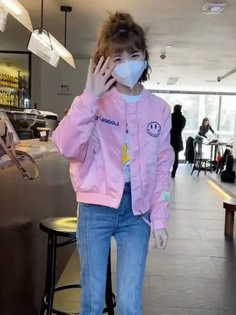 2023年春秋新款外套女韩系百搭高级感夹克开衫早春短款棒球服上衣商品大图