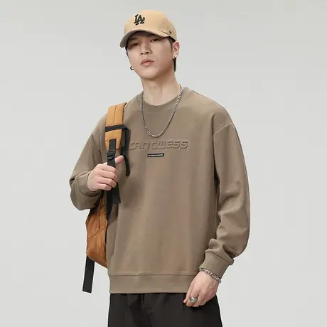 时尚休闲重磅卫衣男士秋装舒适百搭男士外穿男秋冬款休闲百搭卫衣图片