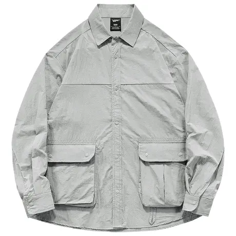 VIP夏季防晒衬衫男凉感轻薄款透气皮肤衣长袖衬衣外套冰丝防晒服商品大图