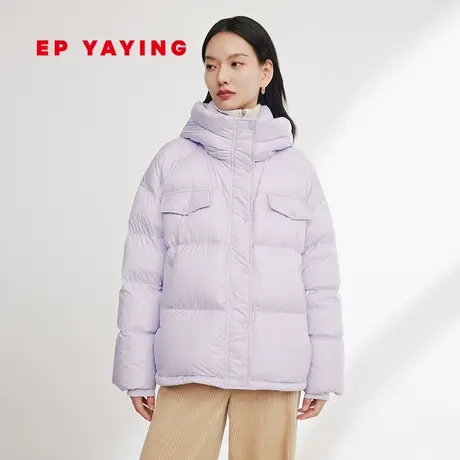 EP YAYING雅莹女装 白鹅绒直身型羽绒服外套 2023秋冬新款Y112A图片