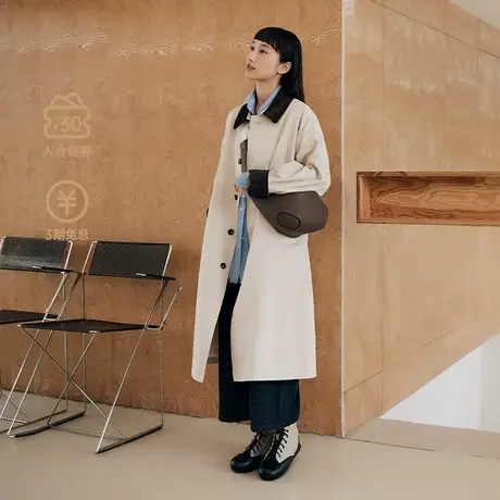 【新品上市】素人SUREN 23秋冬原创设计女休闲高帮帆布单鞋249商品大图