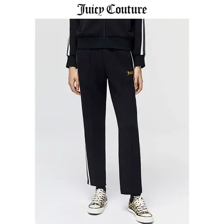 Juicy Couture橘滋休闲裤女2023春季新款空气层运动直筒阔腿裤女商品大图