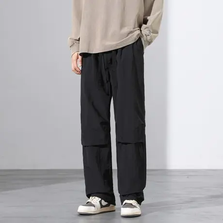 大码伞兵裤子男春秋季潮牌美式工装冲锋裤户外登山运动休闲长裤商品大图