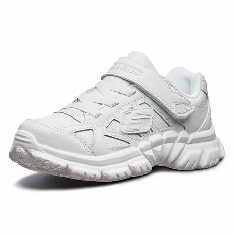 Skechers斯凯奇夏季男女童魔术贴校园小白鞋 软底运动鞋 998095L商品大图