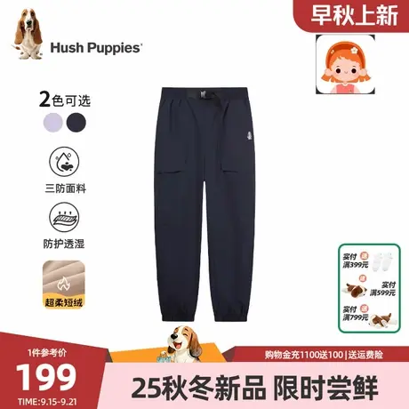 暇步士童装女童三防加绒裤25秋冬新品大童保暖户外长裤儿童休闲裤图片