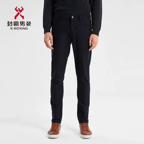 【莱赛尔】劲霸男装男士休闲裤秋冬棉弹修身直筒商务长裤子图片