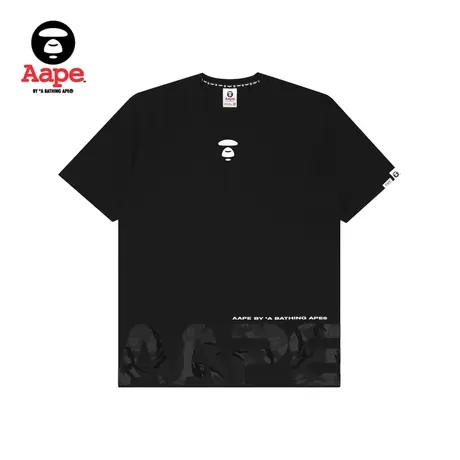 Aape男装春夏猿颜迷彩字母印花休闲短袖T恤0737XXG商品大图