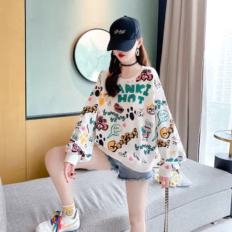 卫衣2024年新款女装韩版春秋季春款春装宽松女士薄款上衣外套爆款图片