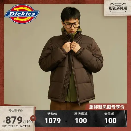 Dickies 秋冬工装小logo棉服拉链保暖外套 男女情侣同款图片