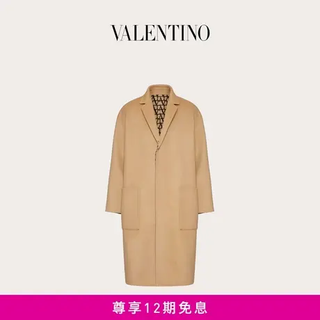 【12期免息】华伦天奴VALENTINO男士V标志可双面穿羊毛大衣商品大图