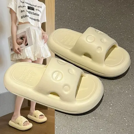 拖鞋女2023新款夏季室内家居软底浴室防滑一字拖网红百搭外穿凉拖图片