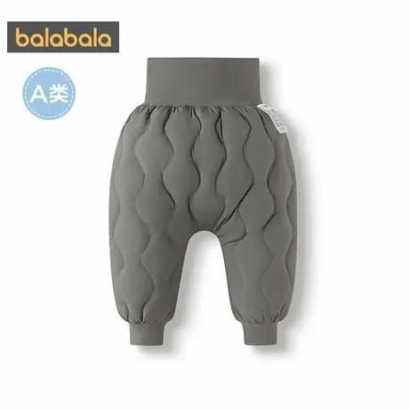 巴拉巴拉宝宝羽绒裤男童女童裤子冬装2025新款童装儿童高腰长裤潮图片