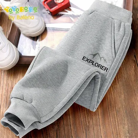 班尼路YBB系列男童长裤2025新款儿童运动裤男孩宽松休闲秋装长裤图片