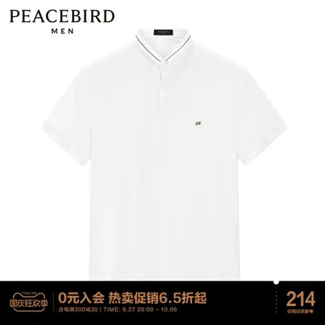 太平鸟男装 POLO衫夏季时尚百搭商务休闲短袖T恤图片