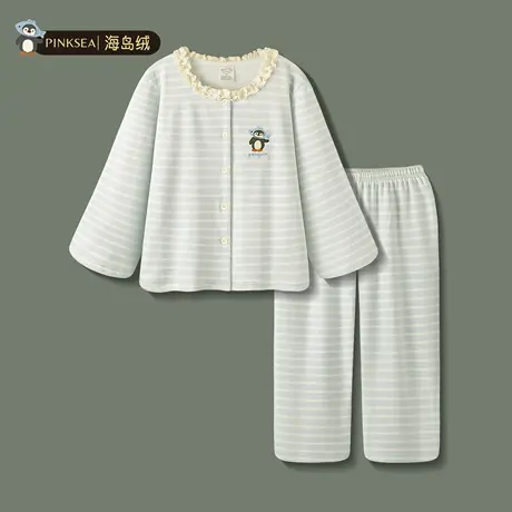Pinksea海岛绒冬季睡衣女款甜美加厚保暖冬季套装2025新款家居服商品大图