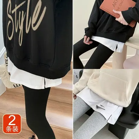 小屁帘T恤卫衣打底内搭神器装饰假两件叠穿下摆遮屁股半身裙女图片