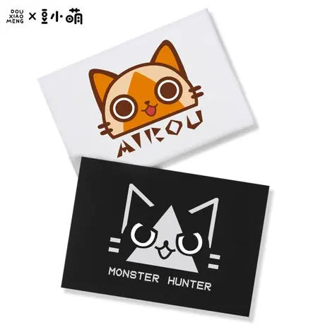 秀洛怪物猎人T恤动漫周边艾路喵露猫短袖连帽半袖男女情侣装衣服商品大图