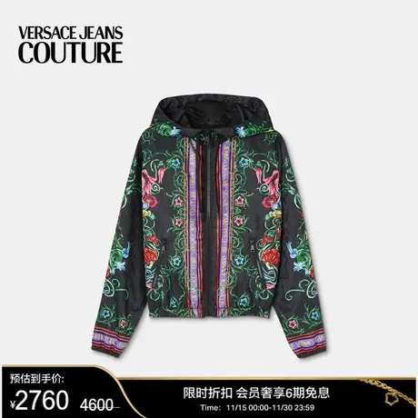 【甄选折扣】VERSACE JEANS COUTURE 女士防风夹克印花外套图片